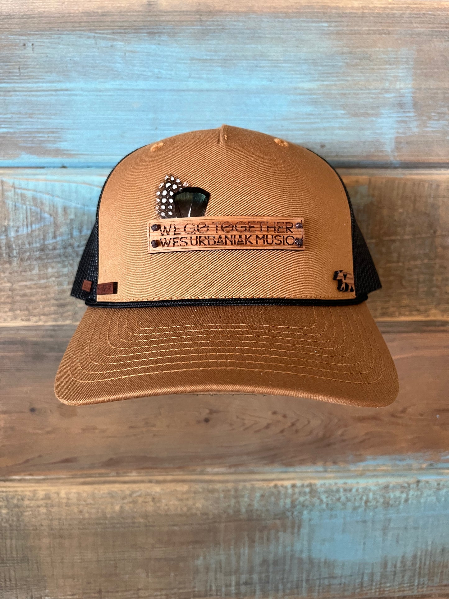 Caramel/black Trucker Hat